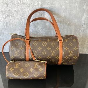 Vintage Louis Vuitton Papillon 30 with pouch.